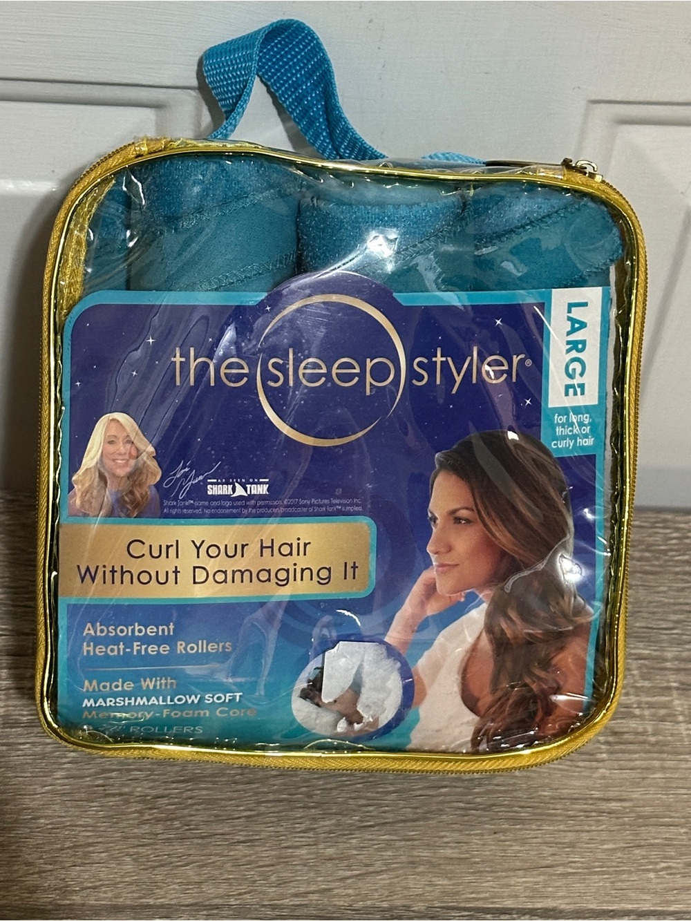 The Sleep Styler Nighttime Hair Curlers, Large - 8 Count 6” Rollers